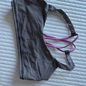 Lululemon Striped Sports Bra free to be size 6
